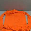 Orange Body Suit Yellow Mustache and Eyebrows for Adult Open Face Bodysuit Costume for Halloween Cosplay Outfits S 150