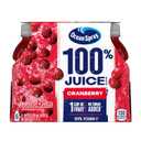 Ocean Spray 100% Juice, Cranberry Juice, 10 Ounce Bottle (Pack of 6)