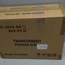 Lifewit Purse Organizer for Closet, Clear Handbags Storage Organizer, Adjustable Clutch Purse Storage Organizer Holder for Closet, 2 Pack Bookshelf Dividers for Sweater in Bedroom 35 x 24 cm/14 × 9.5"