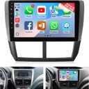 Naifay 8Core Android Car Radio for Subaru Forester Impreza WRX 2008-2012 Stereo, 9inch Touch Screen for Subaru Forester Radio with CarPlay Android Auto/Bluetooth/GPS/WiFi/FM/SWC/Camera+MIC