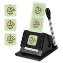 2" Square Button Paper Cutter 60x60mm Square Paper Punch Square Fridge Magnets Badge Maker Square Punch for Button Making Scrapbooking Paper Crafting (Cut 55x55mm)