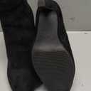 IDIFU Women's Dana Pointed Toe Stiletto High Heels Ankle Booties Side Zipper Short Boots with Metal Buckle 6.5