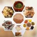 2 PCS Brown Sugar Keeper Saver Terracotta Brown Sugar Bear Softener Terra Cotta Brown Sugar Saver Disc Stone for Food to Keep Soft or Dry