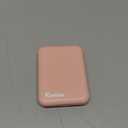 Kintion Rechargeable Pocket Mirror with Light, 1X/3X Magnification Compact Mirror, 3 Color Lights, Small Portable Lighted Travel Mirror for Women Gifts, Pink