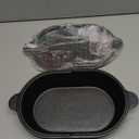 Teenyyou Cast Iron Bread Pan with Lid Pre-Seasoned Dutch Oven 2.2QT Non-Stick Bread Loaf Pan, Sourdough Artisan Baking Pots for Baking Roasting(2-In-1)