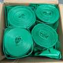 100 Count 100% Biodegradable and Compostable Trash Bags, 55-60 Gallon, 20 Microns, 40x54 Inches, Green Eco-Friendly Bags