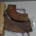 ELITEROO Tiered Display Stand, Wooden Display Risers, 4 Tier Display Shelf for Vendors Retail Craft Show Market, Table Top Display Rack for Cupcakes Perfume Figures Candles Makeup, Curved Corner