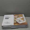 MUSTORN 2 Pack Pull Out Cabinet Organizer, Slide Out Cabinet Drawers Peel and Stick Pull Out Drawers Heavy Duty Pull Out Shelf for Kitchen, Cupboard, Pantry, Bathroom (16.5" D*11.8" W*3.94" H-White)