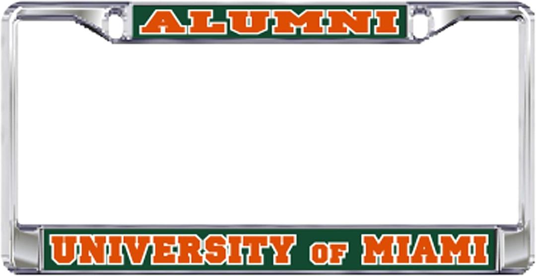 Miami Plate_Frame (DOMED MIAMI ALUMNI PLATE FRAME (23575))