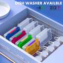 2 x 5oz Small Food Storage Containers with Lids Plastic LeakProof for Snack Puree Salad Dressing Kids Mini Bento Box 4 SETS Dishwasher Safe BPA Free