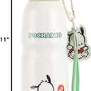 Pochacco Stainless Steel Insulated Water Bottle with Buckle and Strap - 600ml