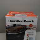 Hamilton Beach Slow Cooker, Extra Large 10 Quart, Stay or Go Portable With Lid Lock, Dishwasher Safe Crock, Black (33195)