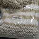 Tindbea Bathroom Rugs Set 2 Piece, Extra Soft and Absorbent Fluffy Striped Chenille Bath Mat Rug Set, Non Slip Bathroom Floor Mat, Machine Washable (20" x 32" Plus 16" x 24", Khaki)