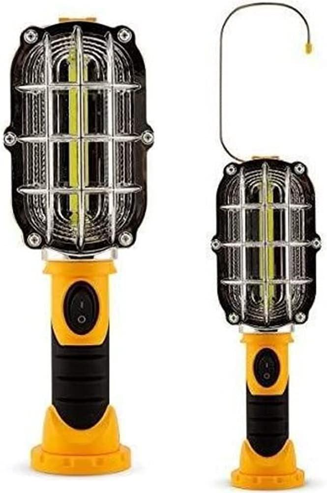 2PCS Handy Cordless LED Work Light BriteWith Magnetic Base, Outdoor Emergency Hand Free Work Light Car Repair Light Swivel Holder Compact Lightweight Indoor Outdoor