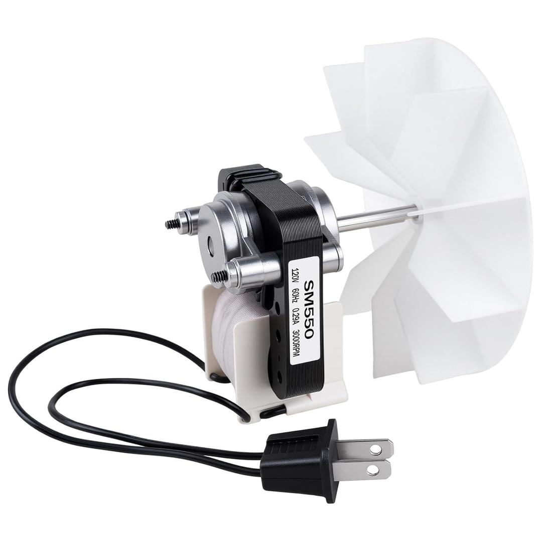 Universal Quiet Bathroom Exhaust Fan Motor Kit 50 CFM, 3000 RPM, 120 V, Compatible with Nu-Tone Br-oan 50 CFM Models, Super-Quiet Operation, DIY Install in Minutes