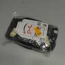 Langsprit Washable Female Dog Diapers (3 Pack) - No Leak Reusable Diapers for Doggy Female in Period - Highly Absorbent Dog Heat Panties with Adjustable Snaps Black XL Size