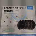 MiLi MiTag Bluetooth Tracker for Android, Google Certified Key Finder/Luggage Tracker/Item Locator, Smart Tracking Tag for Google Find My Device (Find Hub) App, 4 Pack