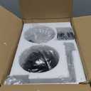 ziidoo Modern Black Pendant Light Globe Chandelier,90 Degree Rotation Arbitrarily Adjustable Electroplate Hanging Lamp for Kitchen Island Bedroom LED Ceiling Lights Fixture Small Round Dining Room