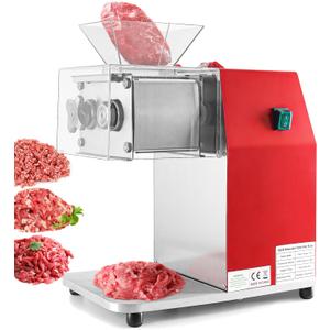 Meat Cutter Machine,850W Commercial Meat Slicer,Stainless Steel Electric Meat Slicer Machine for Home Kitchen,Restaurant,Supermarket (5MM)
