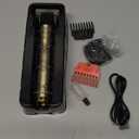 YOGINGO Professional Hair Trimmer for Men, Cordless Rechargeable Beard Trimmer Hair Clippers for Men, Metal Body Cutting Grooming Kit, Beard Shaver Barbershop, Bronze