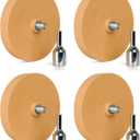 4 Pack 3.5 inch Eraser Wheel Decal Remover Eraser Wheel Adhesive Remover with Adapter Rubber Eraser Wheel for Drill Solid Decal Vinyl Tape Graphics Pinstripe Sticker Remover