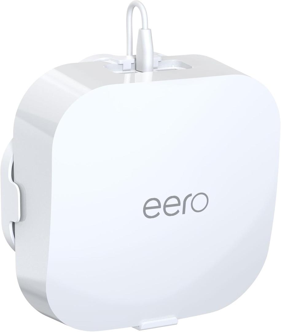HomeMount Made for eero Pro 6/6e Wall Mount - Secure & Sleek Cable Management, Compatible with eero Pro 6/6e, Durable ABS Material, Easy Installation