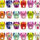 24 Pack Prefilled Easter Eggs with Axolotl Slow Rising Squishy Toys Inside Toys for Kids Girls Boys Easter Basket Stuffers Gifts Party Favors