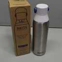 Brita Stainless Steel Premium Filtering Water Bottle, BPA-Free, Reusable, Insulated, Replaces 300 Plastic Water Bottles, Filter Lasts 2 Months or 40 Gallons, Includes 1 Filter, Stainless - 20 oz.