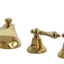 Kingston Brass KS43025AL Roman Tub Faucet with Hand Shower, Polished Brass