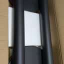 Amazon Basics Premium Crowd Control Stanchions with Easy Assembly, 6.5 foot Sturdy Retractable Belts, Black, Pack of 2