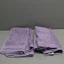 American Veteran Towel, Hand Towels for Bathroom Set of 4, 100% Cotton Turkish Hand Towel Sets, Soft Hand Face Towels, Lilac Hand Towels