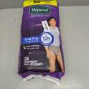 Depend Night Defense Adult Diapers, Incontinence Underwear for Men, Disposable, Overnight, Small/Medium, Grey, 26 Count