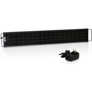 AJP Distributors 54 LED SMD 30"-42" Aquarium Light Bar Full Spectrum Fish Tank Strip Lamp Extendable Brackets Adjustable 2-Modes Multi-Color White Blue Red Green 3420 Lumen Fresh Water Plant Growth