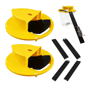 Mouse Trap Bucket,Automatic Reset Mouse Trap, Bucket Mouse Traps for Indoor Use - Flip and Slide Design for Home & Garage, Compatible with 5 Gallon Buckets