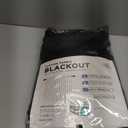 100% Blackout Shield Linen Blackout Curtains for Bedroom 96 Inches Long, Back Tab/Rod Pocket Living Room Drapes, Thermal Insulated Blackout Curtains 2 Panels Set, 50" W x 96" L, Midnight Blue