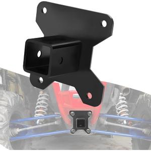 2" UTV Rear Receiver Hitch Plate Kit Compatible with 2014-2025 Polaris RZR XP 1000 XP 4 1000 XP4 1000 Coated with Rust-Resistant Powder