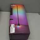 Keepsmile Smart RGB LED Corner Floor Lamp,172 LEDs Bright Standing Lamps for Living Room with APP and Remote,Modern Floor Lamp with Music Sync and 16 Million Colors, Ambient Lighting for Bedroom (Black)