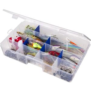 Flambeau Outdoors 7004R Tuff Tainer, Fishing Tackle Tray Box, Includes [9] Zerust Dividers, 16 Compartments