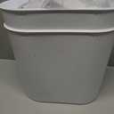 2 Pack 5 Gallon Bathroom Trash Can with Lid, Automatic Motion Sensor White Trash Can, Touchless Slim Waterproof Garbage Bin for Kitchen, Bedroom, Office, and Bathroom