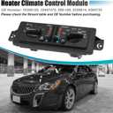 X AUTOHAUX Heater Climate Control Module for Buick Century Regal 2000 2001 2002 2003 2004 2005 HVAC Control Module A/C Control Panel 10308120 10447470 599-199