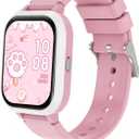 Pink Smart Watch for Girls, IP68 Youth Watch with 20+ Sports Modes, 1.8" Bluetooth Girls Fitness Tracker with APP, Heart Rate Sleep Monitor, Pedometer, Class Mode, 13 Alarms, Game, Teens Festival Gift