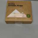 KeaBabies 3-Pack Organic Baby Swaddle Sleep Sacks - Swaddles for Newborns, Infant 0-3 Months, Baby Girls, Boys, Soft & Snug Newborn Sleep Sack, Nursery Swaddling Blankets (Angelic)