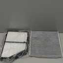 Engine & Cabin Air Filter for Honda Civic 2016-2026 2.0L, HR-V 2023-2026 HRV 2.0L (Not Fit Civic Hatchback) Air filter for Car Replacement CF11182 CA12051 Automotive Accessories- 2 Pack