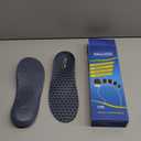 Walkhero Plantar Fasciitis Inserts - Arch Support Orthotic Insoles for Flat Foot and Foot Pain, Everyday Comfort and Support (Mens 7-7 1/2 | Womens 9-9 1/2 Gray)