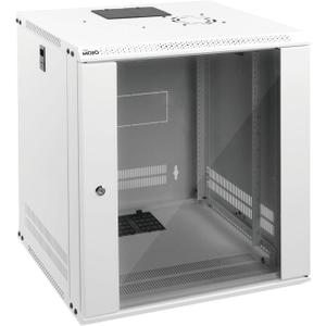 Tecmojo 12U Wall Mount Rack Network Cabinet for 19" IT Equipment,with Lockable Glass Door and Side Panels,Cooling Fan,17.7inch Depth,White Tecmojo 12U Wall Mount Rack Network Cabinet for 19" IT Equipment,with Lockable Glass Door and Side Panels,Cooling Fan,17.7inch Depth,White