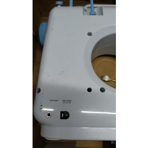 Mini Sewing Machine for Beginners, Portable Electric Sewing Machine with Dual Speed, 12 Built-in Stitches, Foot Pedal, and Accessories Kit for Home DIY Projects & Gift, Blue