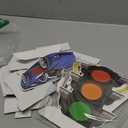 Inbagi 9 Pieces Race Car Party Decorations Race Car Honeycomb Centerpieces Party Table Decor Double-Sided Photo Booth Props for Birthday Supplies