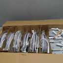 ZYC Recessed Lighting 6 Inch - 12W 1100LM LED Recessed Ceiling Light with Night Light,2700K/3000K/4000K/5000K/6000K Selectable Ultra-Thin Lighting,Dimmable Canless Wafer Downlight,Pack of 12Black.