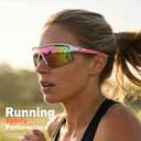 SEKKAF Polarized Sports Sunglasses for Men Women and Youth, UV400 Protection Ideal for Cycling Baseball Fishing Golf Running