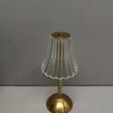 Liliful 6 Pcs Cordless Table Lamp LED Touch, Gold, Rose Style